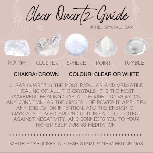 Clear Quartz Jewelry Set - Picture 2 of 3